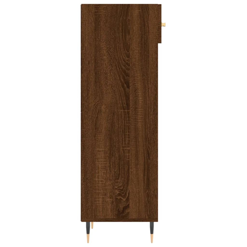 Shoe Cabinet 30X35X105 Cm Engineered Wood