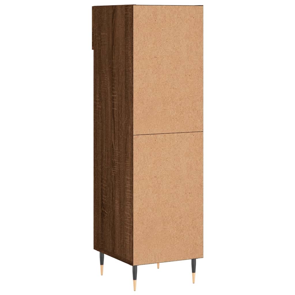 Shoe Cabinet 30X35X105 Cm Engineered Wood