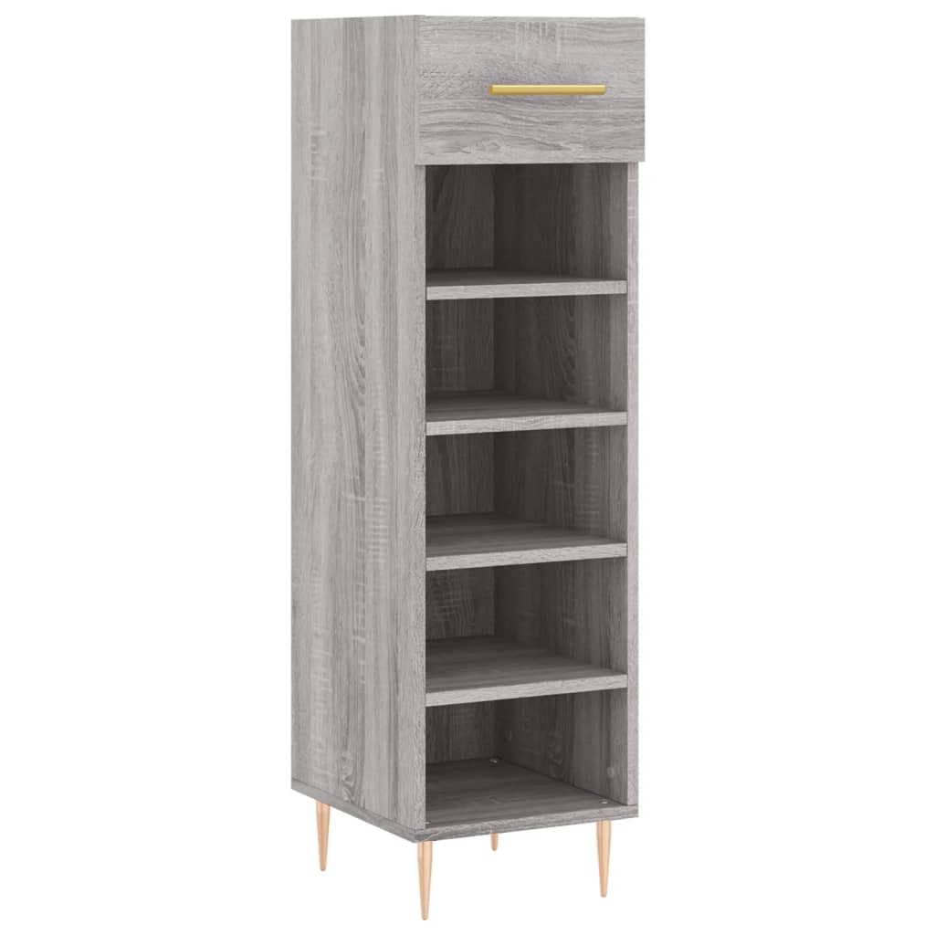 Shoe Cabinet 30X35X105 Cm Engineered Wood