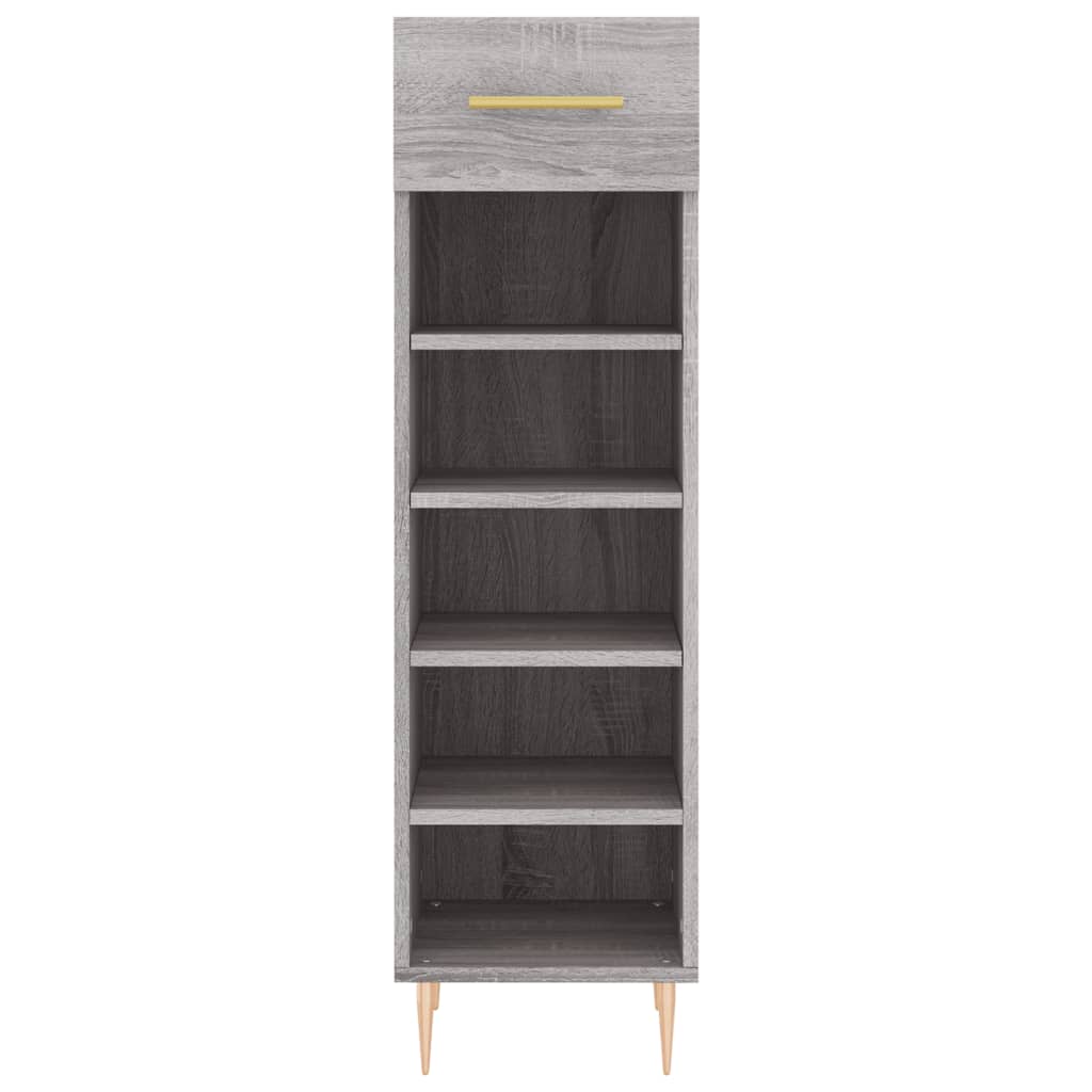 Shoe Cabinet 30X35X105 Cm Engineered Wood