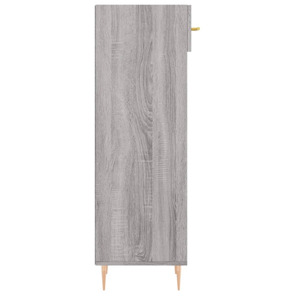Shoe Cabinet 30X35X105 Cm Engineered Wood