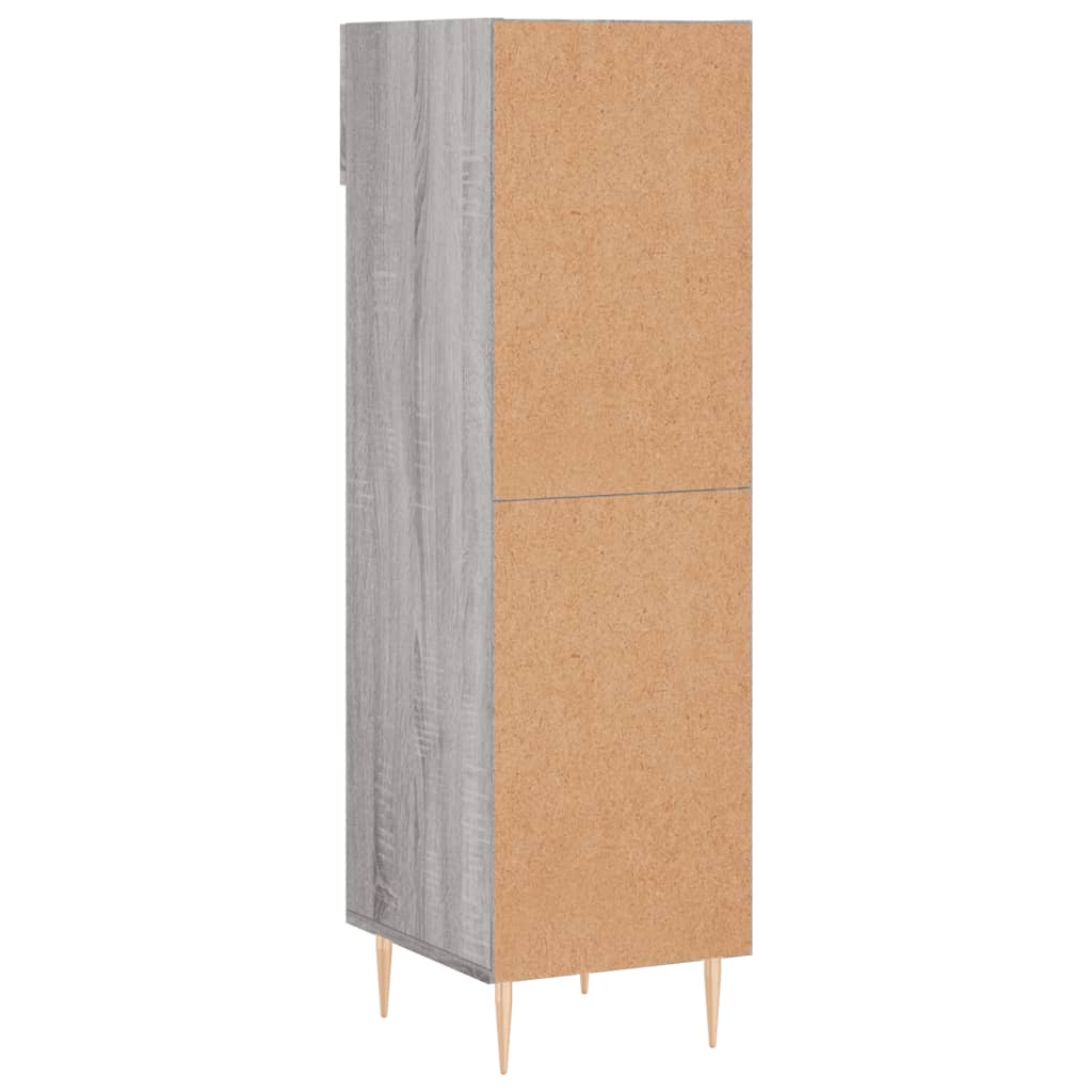 Shoe Cabinet 30X35X105 Cm Engineered Wood