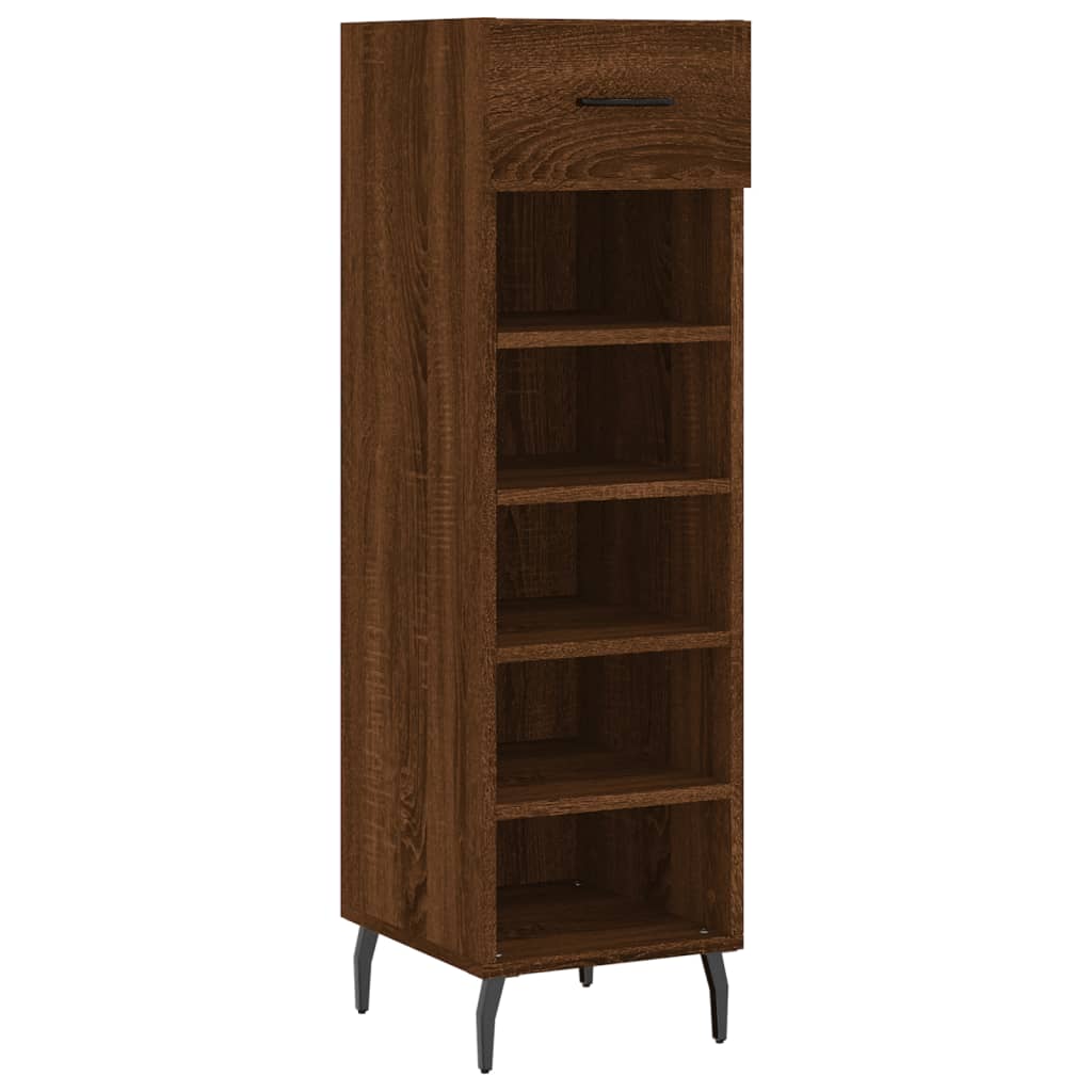 Shoe Cabinet 30X35X105 Cm Engineered Wood