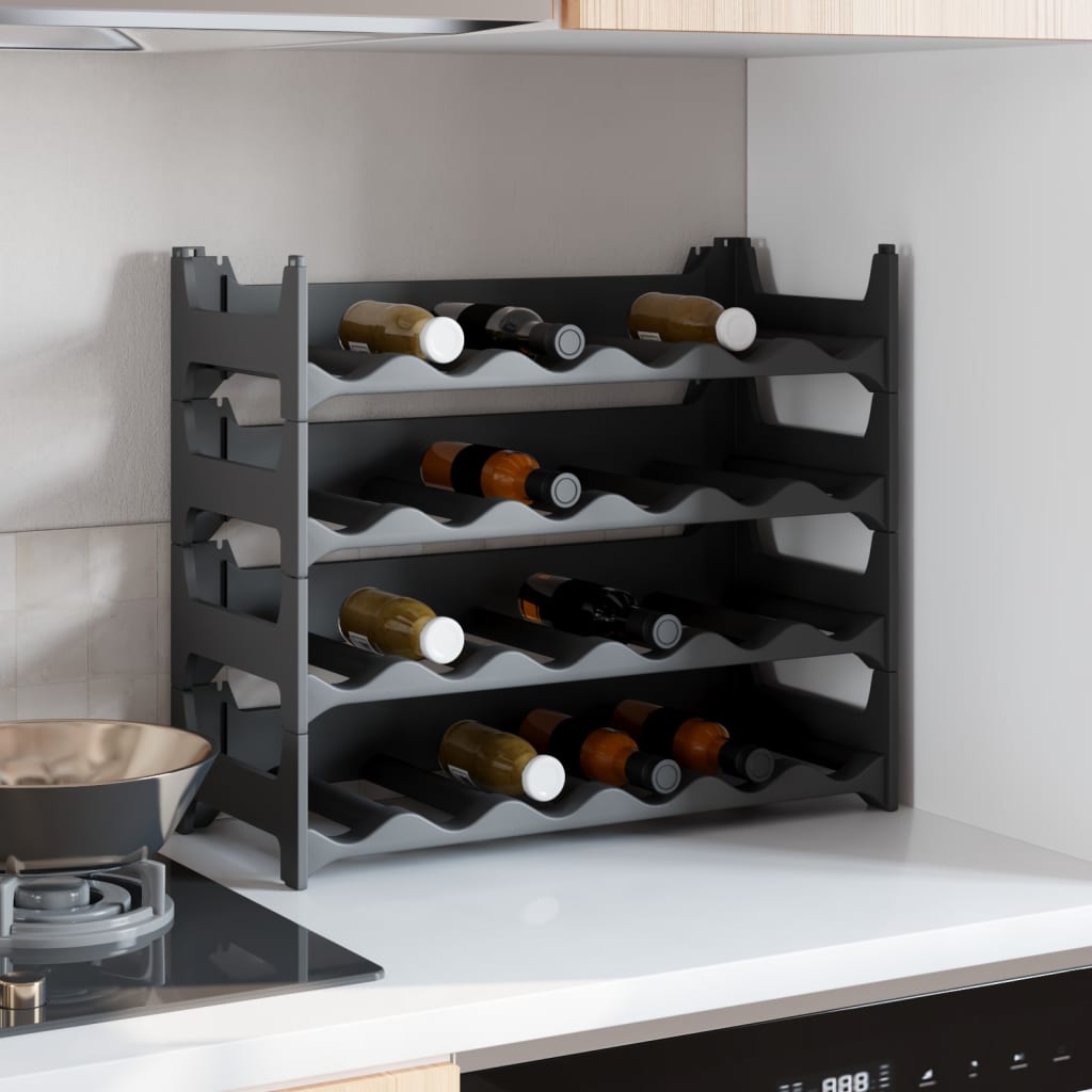 Wine Rack For 36 Bottles Pp Stackable