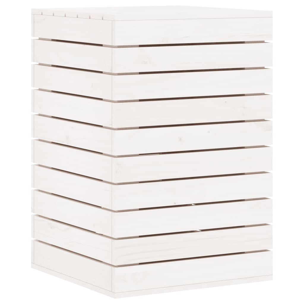 Laundry Basket Solid Wood Pine