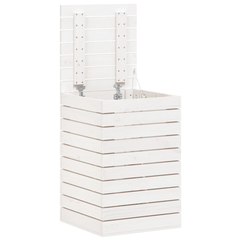 Laundry Basket Solid Wood Pine