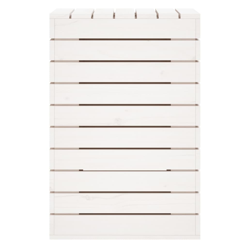 Laundry Basket Solid Wood Pine