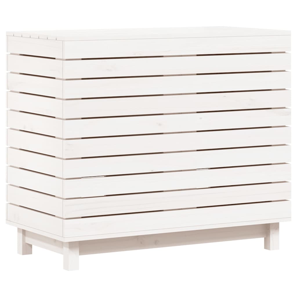 Laundry Basket 88.5X44X76 Cm Solid Wood Pine