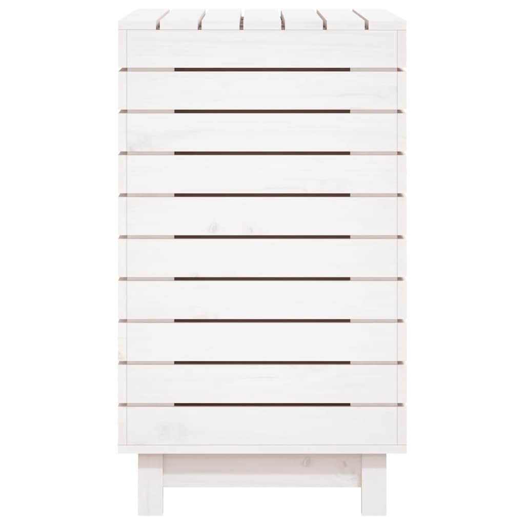 Laundry Basket 88.5X44X76 Cm Solid Wood Pine