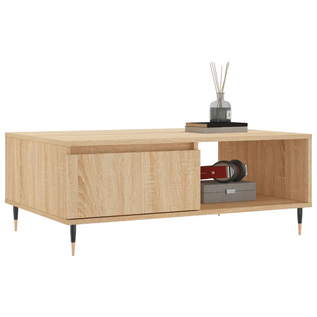 Coffee Table 90X60X35 Cm Engineered Wood
