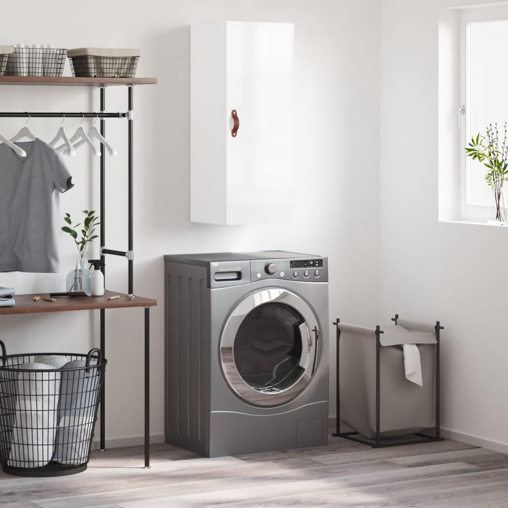 Wall Mounted Cabinet 34.5X34X90 Cm