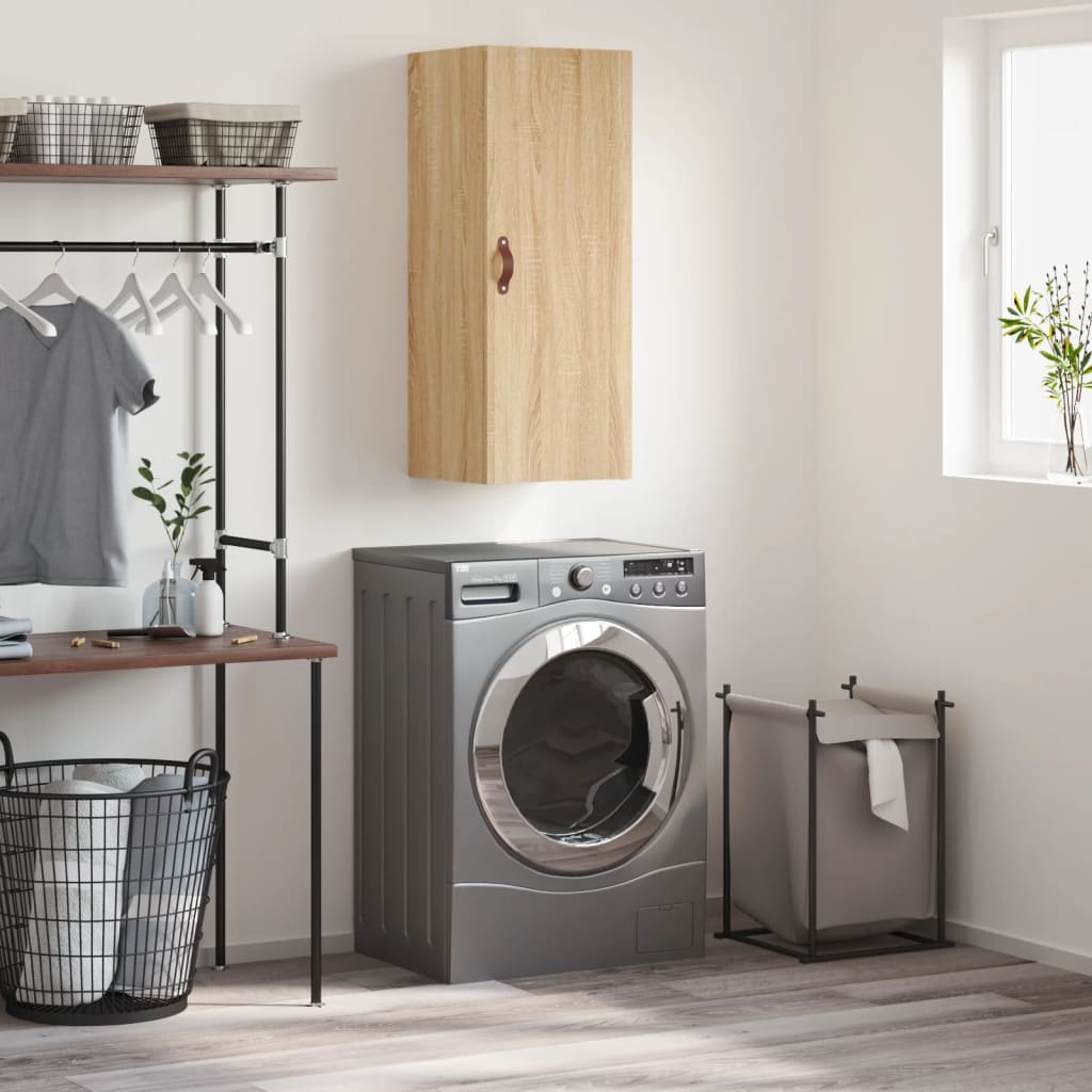 Wall Mounted Cabinet 34.5X34X90 Cm