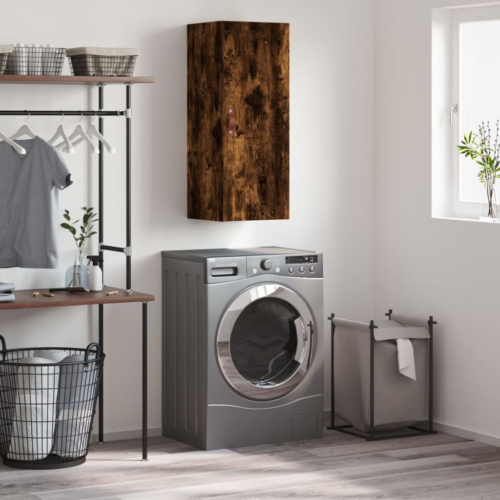 Wall Mounted Cabinet 34.5X34X90 Cm