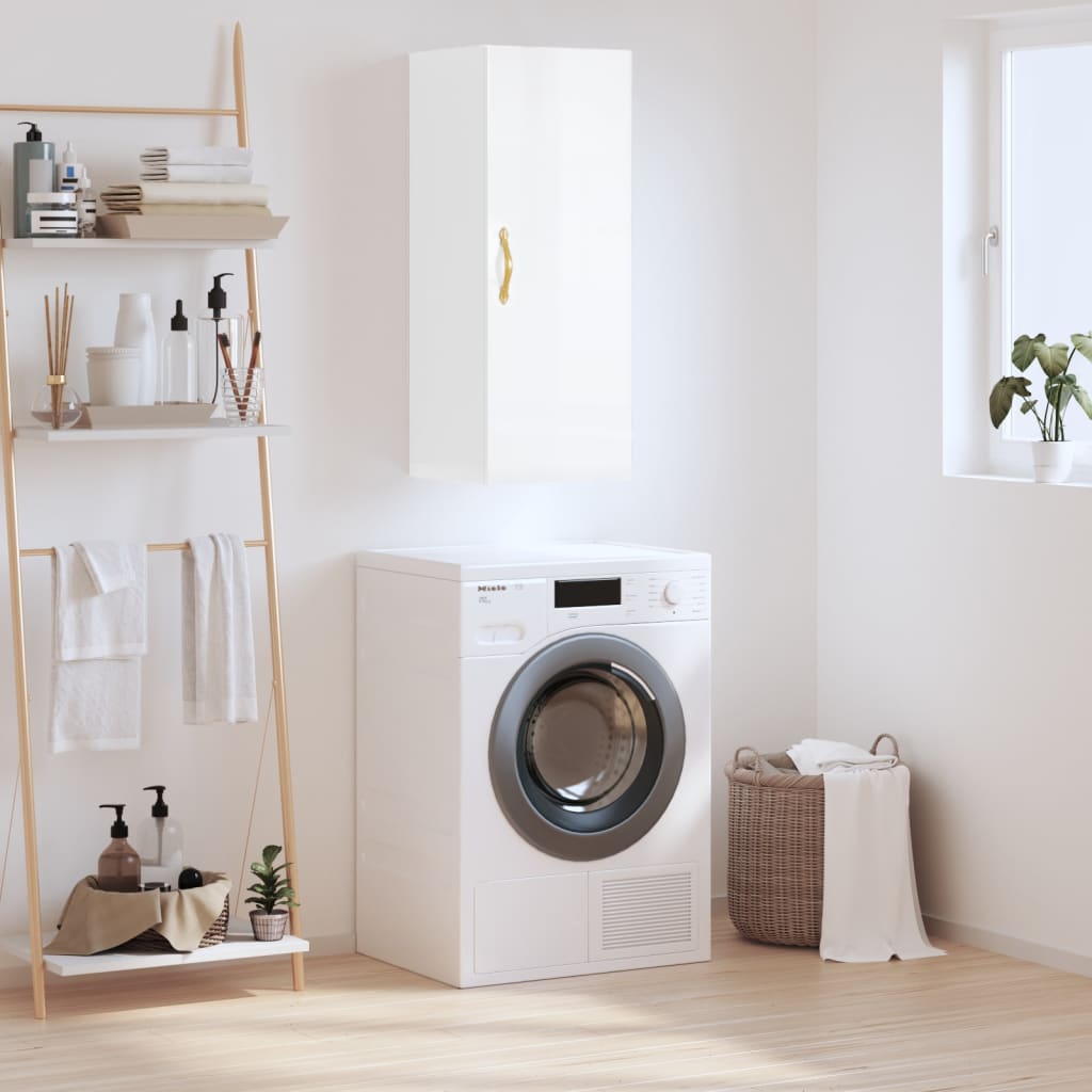 Wall Mounted Cabinet 34.5X34X90 Cm