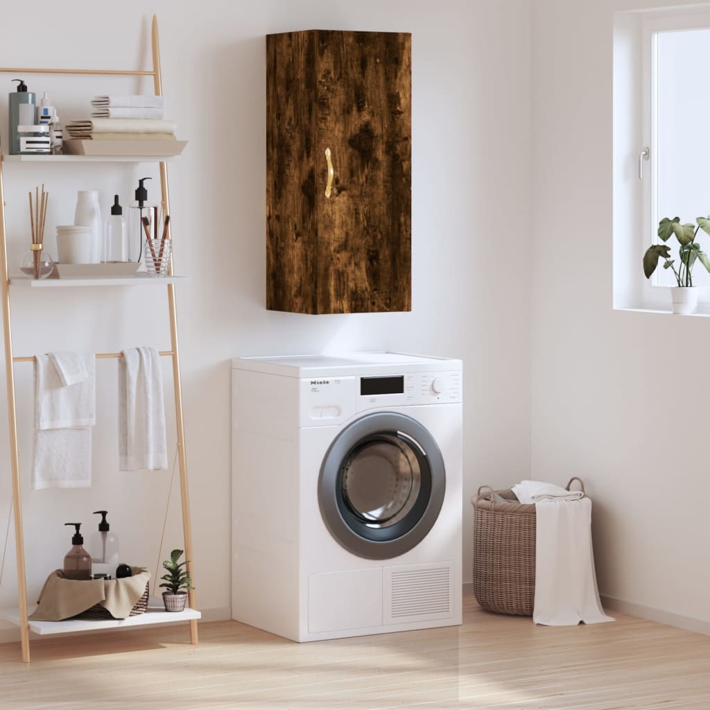 Wall Mounted Cabinet 34.5X34X90 Cm