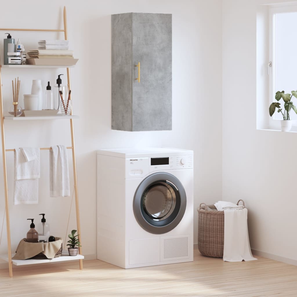 Wall Mounted Cabinet 34.5X34X90 Cm