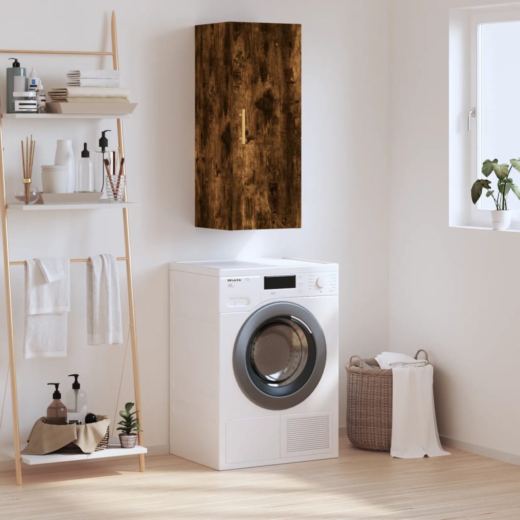 Wall Mounted Cabinet 34.5X34X90 Cm