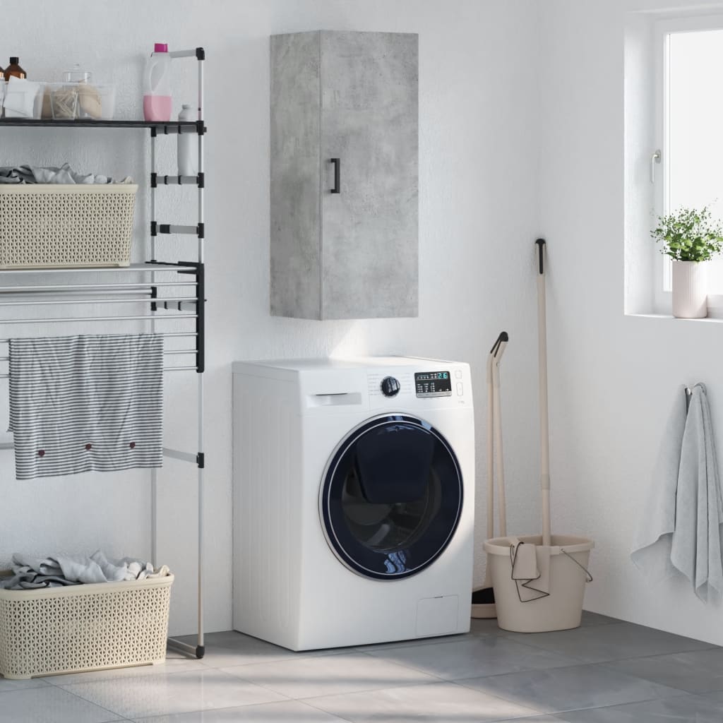 Wall Mounted Cabinet 34.5X34X90 Cm