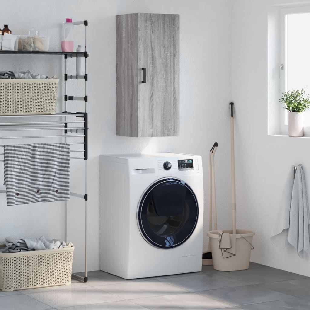 Wall Mounted Cabinet 34.5X34X90 Cm