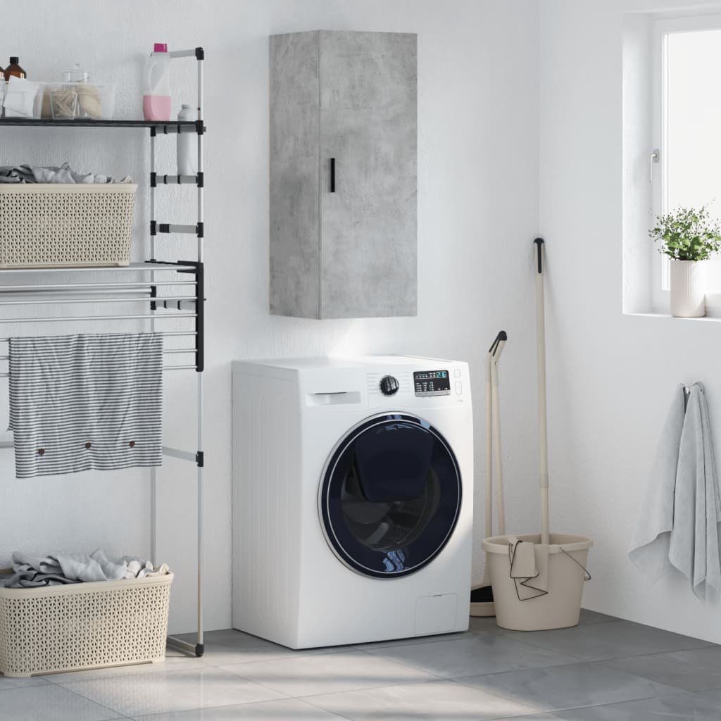 Wall Mounted Cabinet 34.5X34X90 Cm