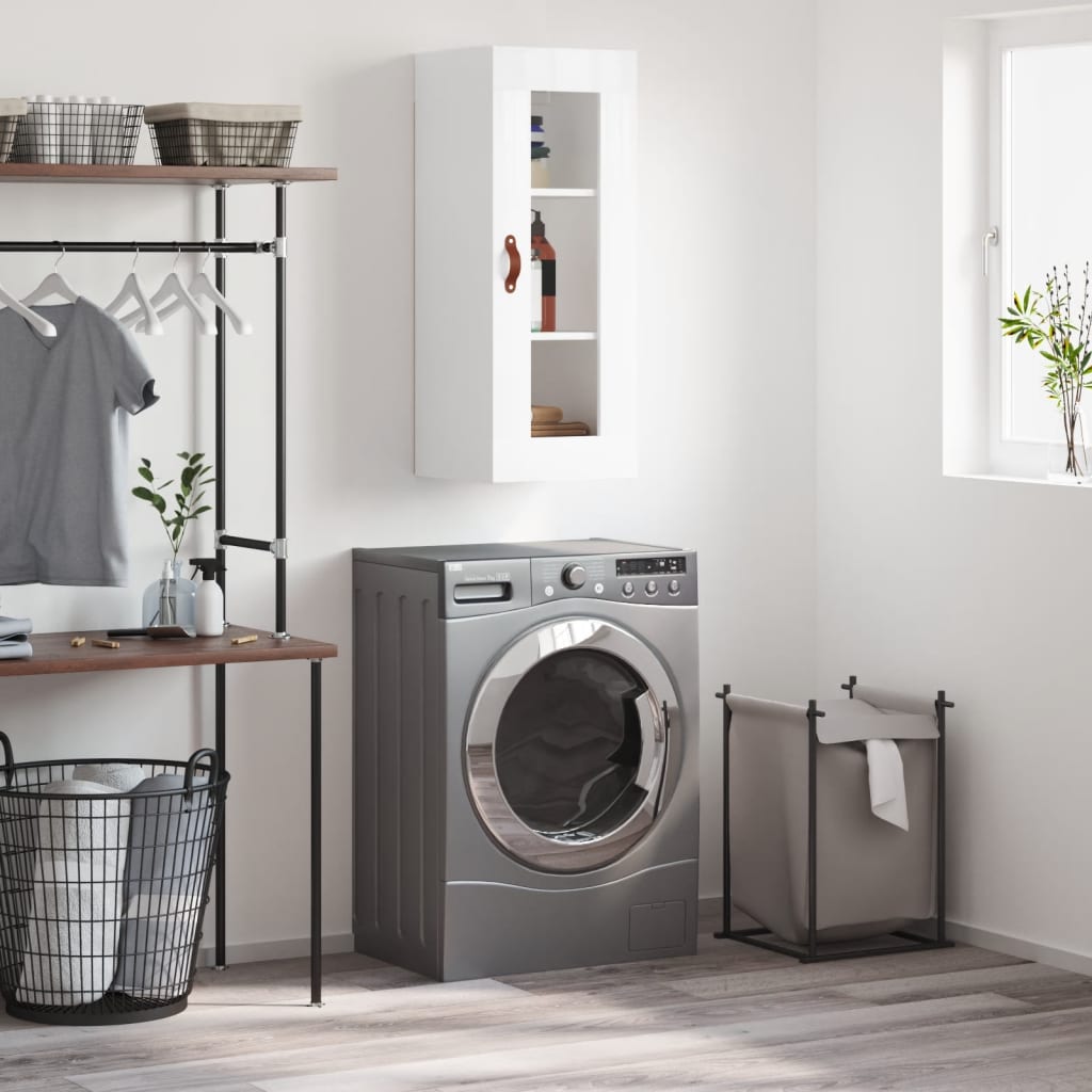 Wall Mounted Cabinet 34.5X34X90 Cm