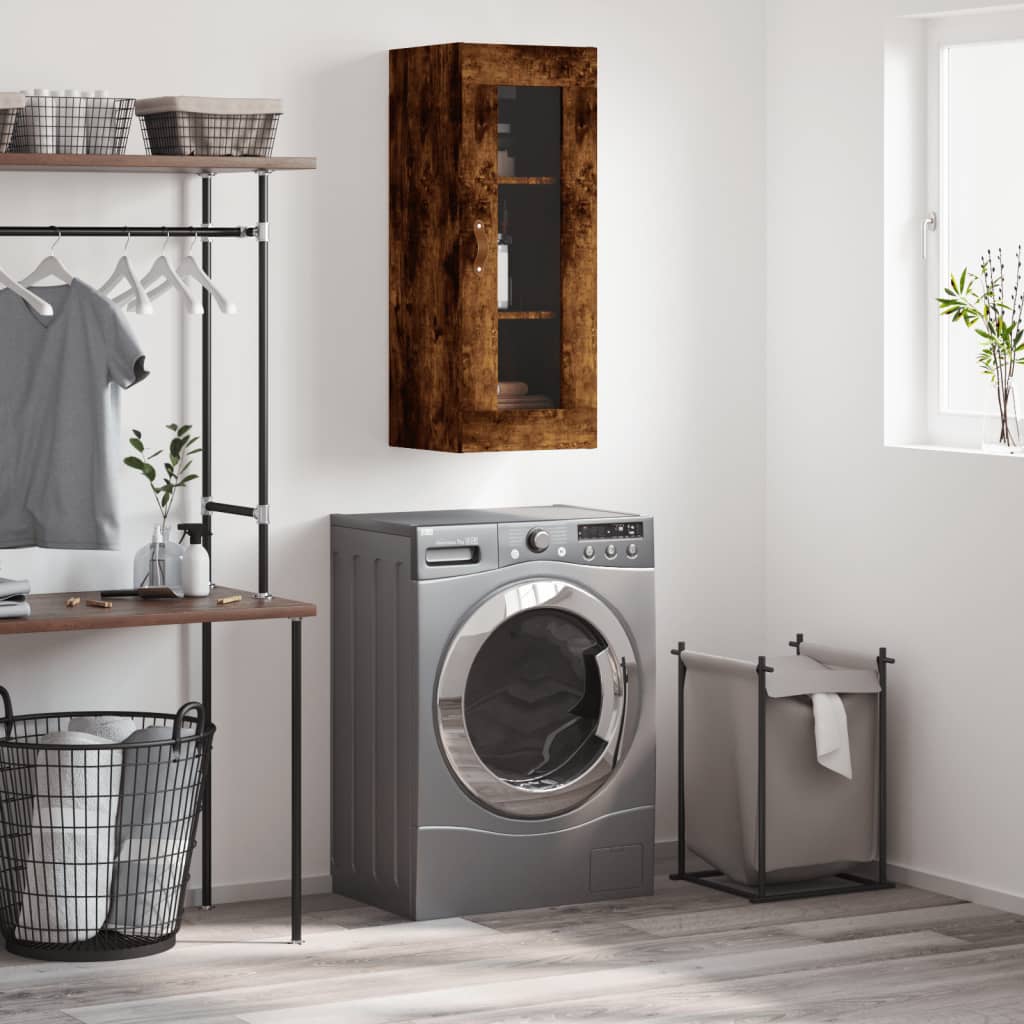 Wall Mounted Cabinet 34.5X34X90 Cm