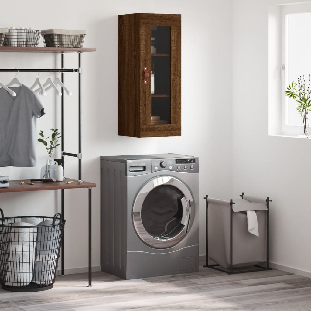 Wall Mounted Cabinet 34.5X34X90 Cm