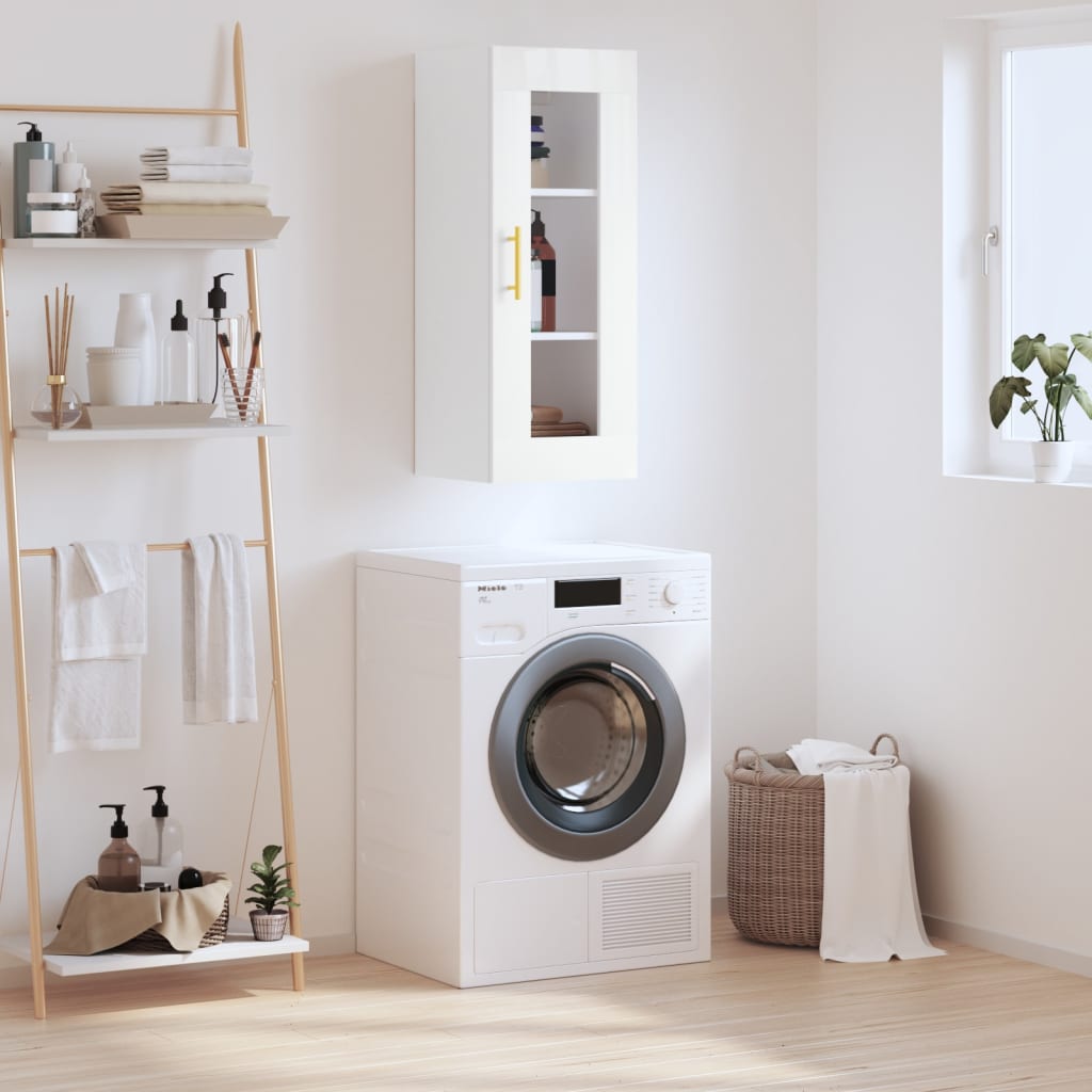 Wall Mounted Cabinet 34.5X34X90 Cm