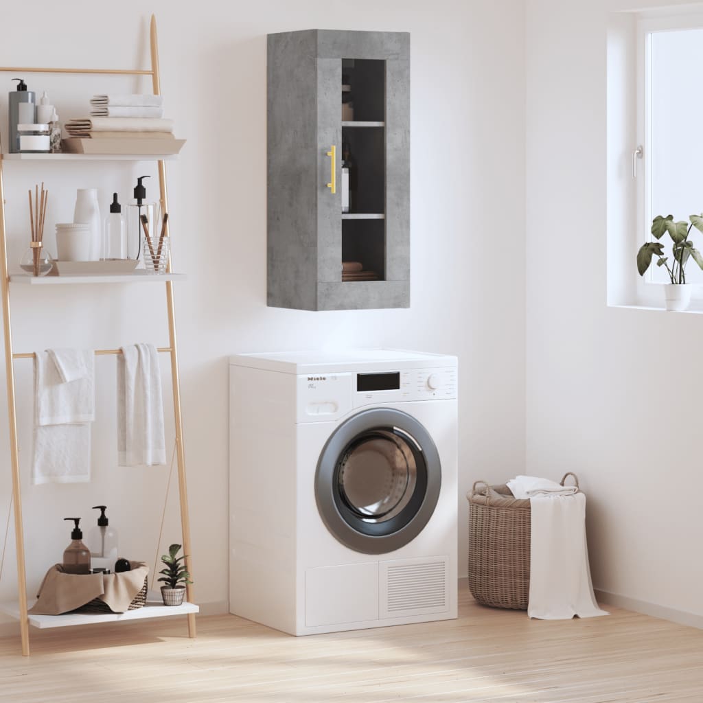 Wall Mounted Cabinet 34.5X34X90 Cm