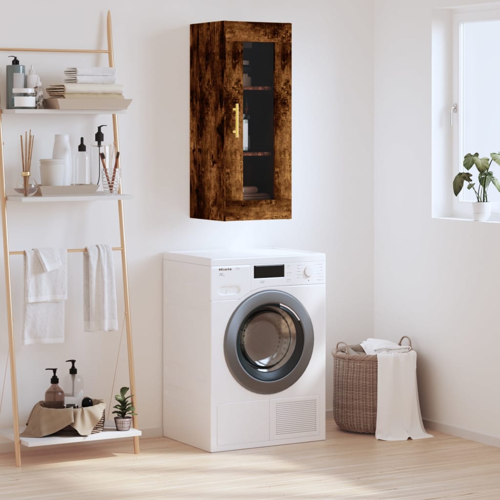 Wall Mounted Cabinet 34.5X34X90 Cm