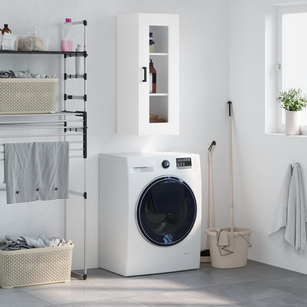 Wall Mounted Cabinet 34.5X34X90 Cm