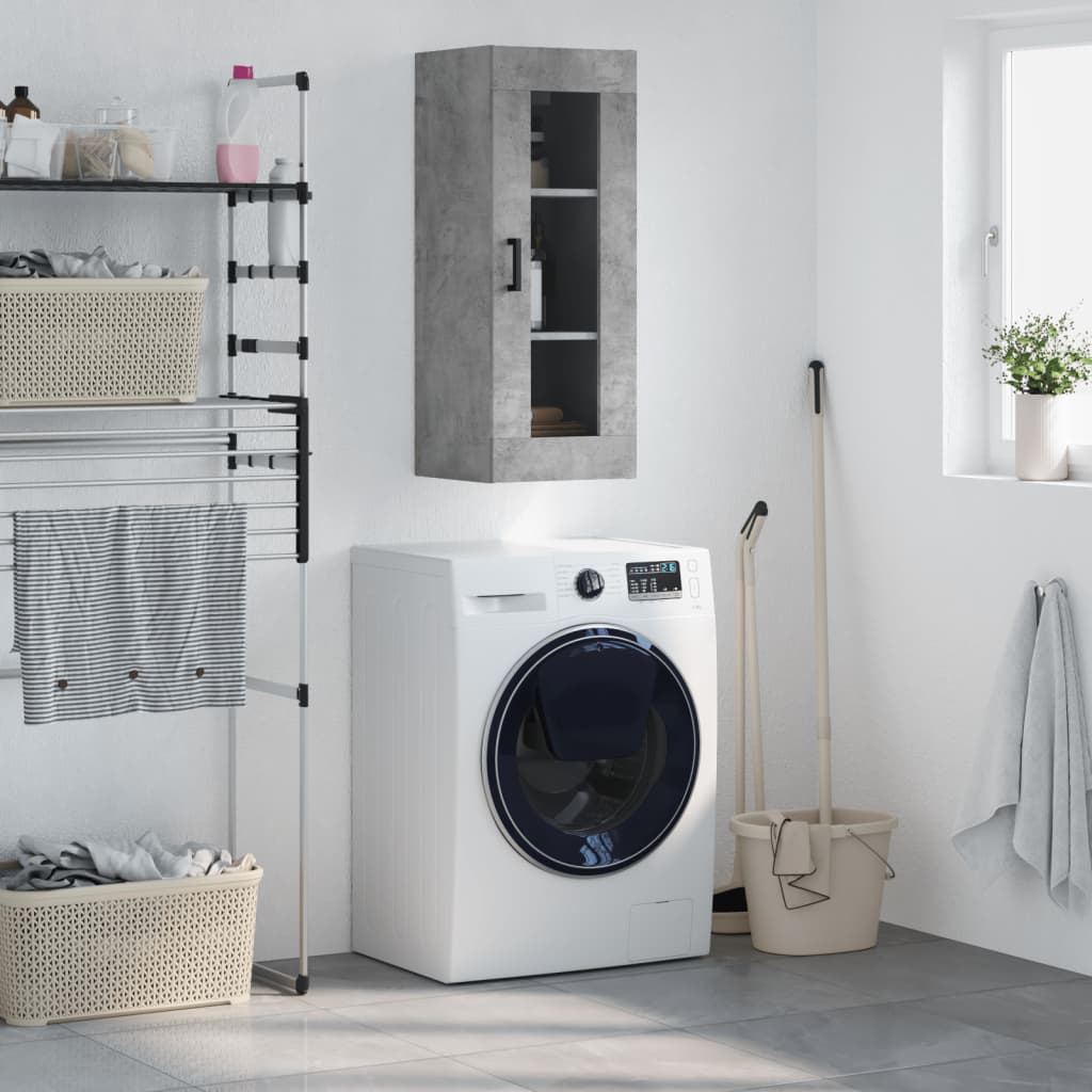 Wall Mounted Cabinet 34.5X34X90 Cm