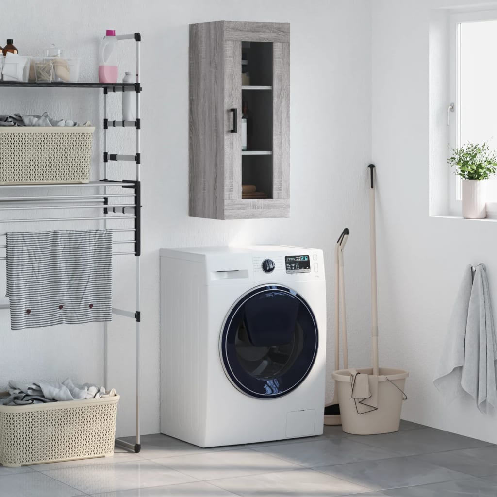 Wall Mounted Cabinet 34.5X34X90 Cm