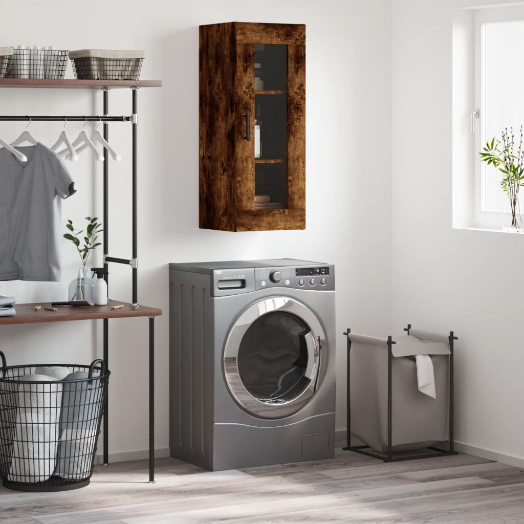 Wall Mounted Cabinet 34.5X34X90 Cm