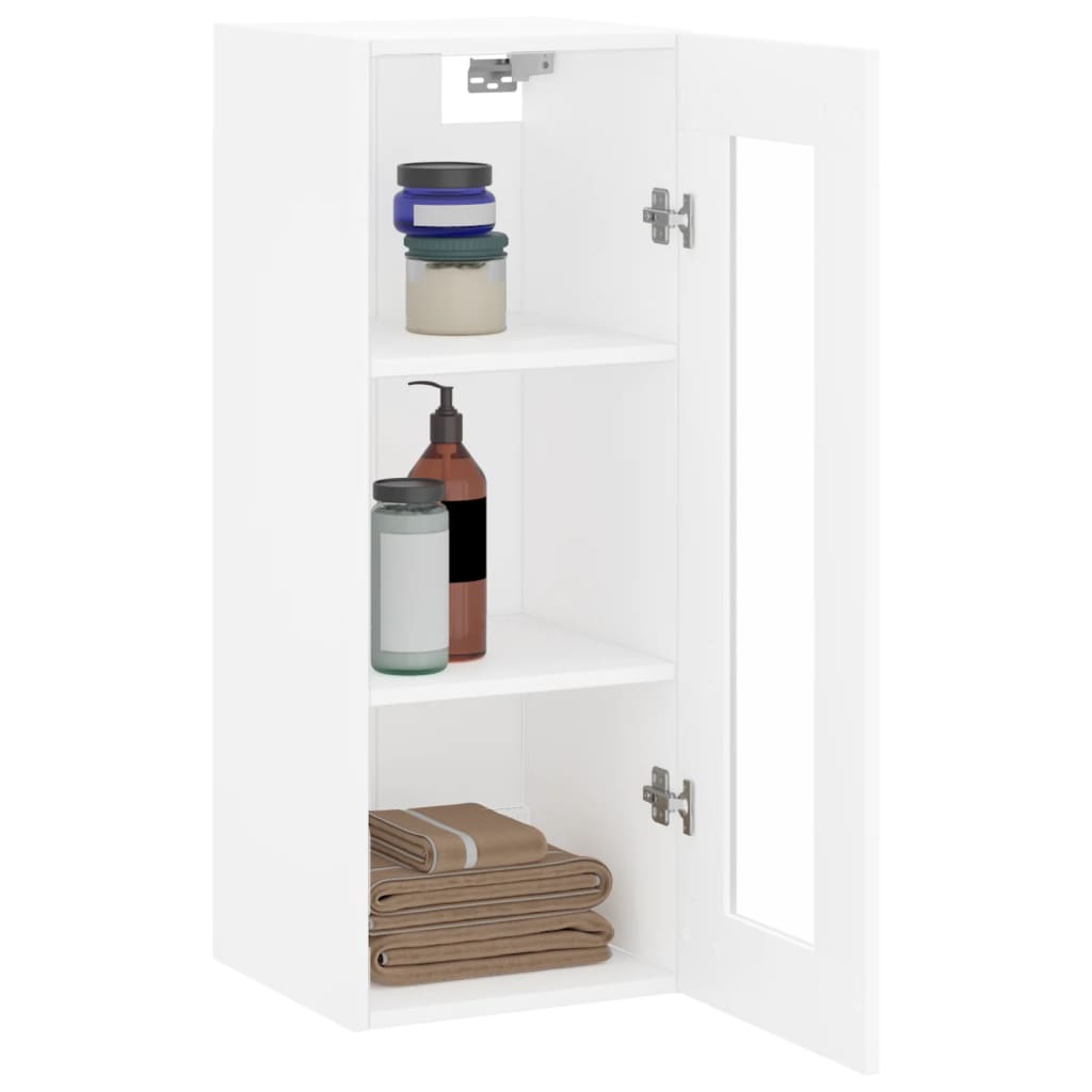 Wall Mounted Cabinet 34.5X34X90 Cm