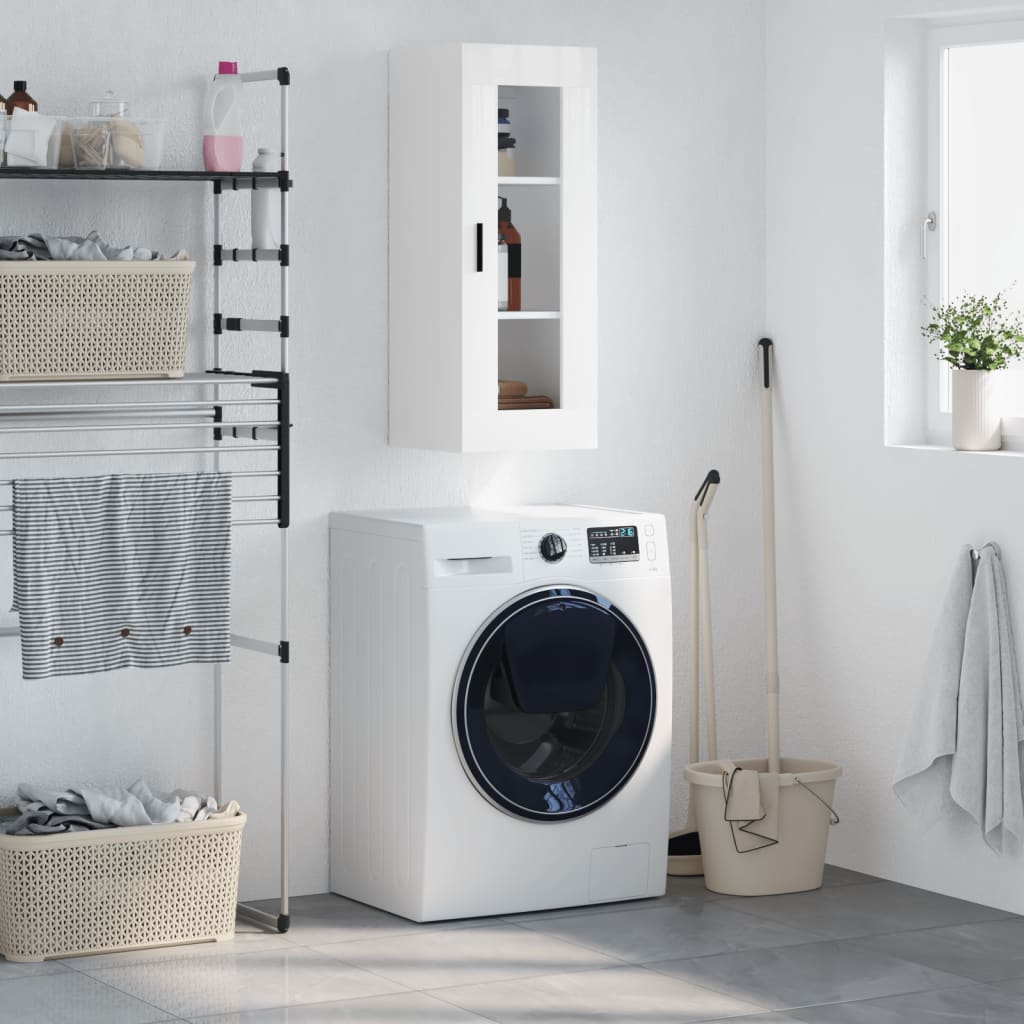 Wall Mounted Cabinet 34.5X34X90 Cm