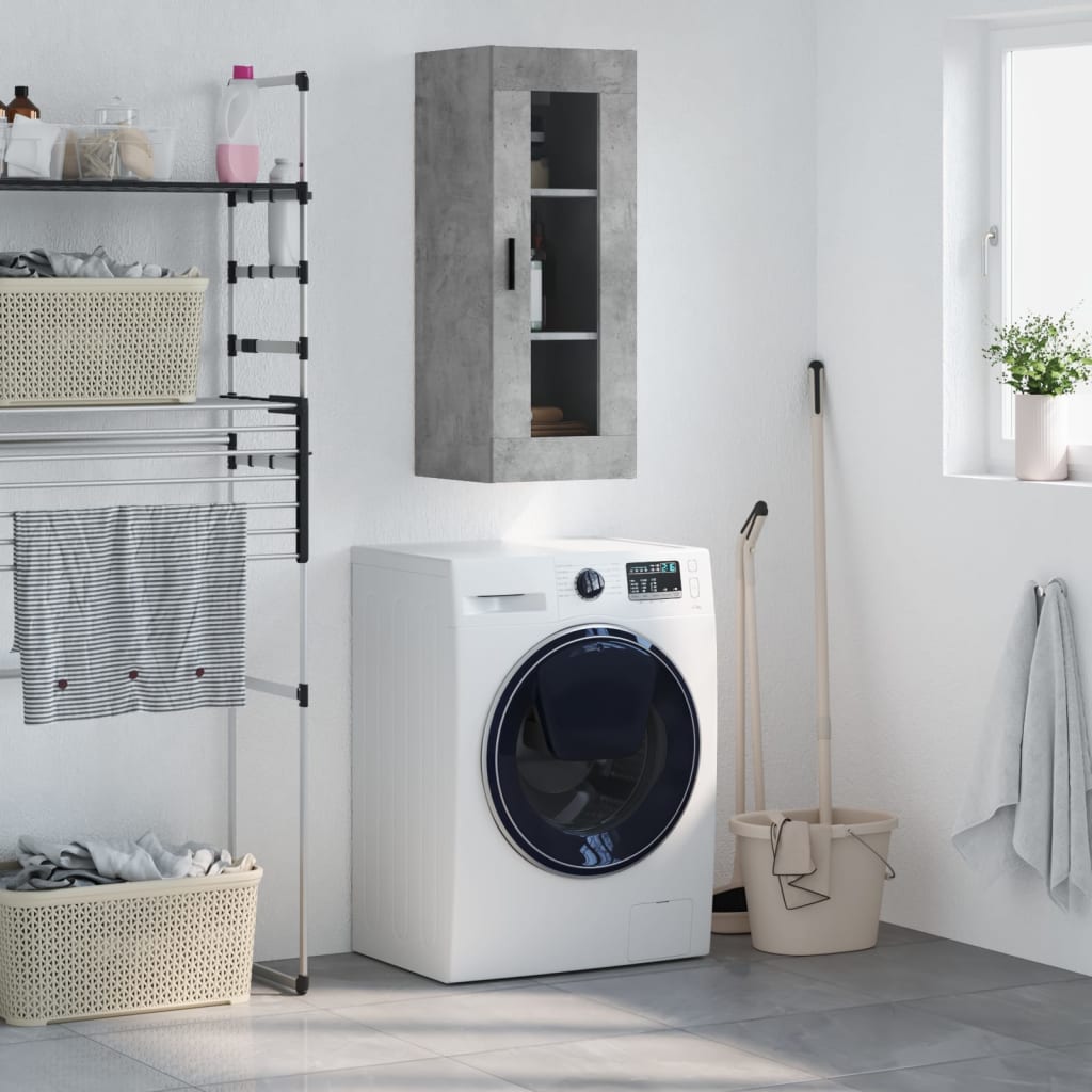 Wall Mounted Cabinet 34.5X34X90 Cm