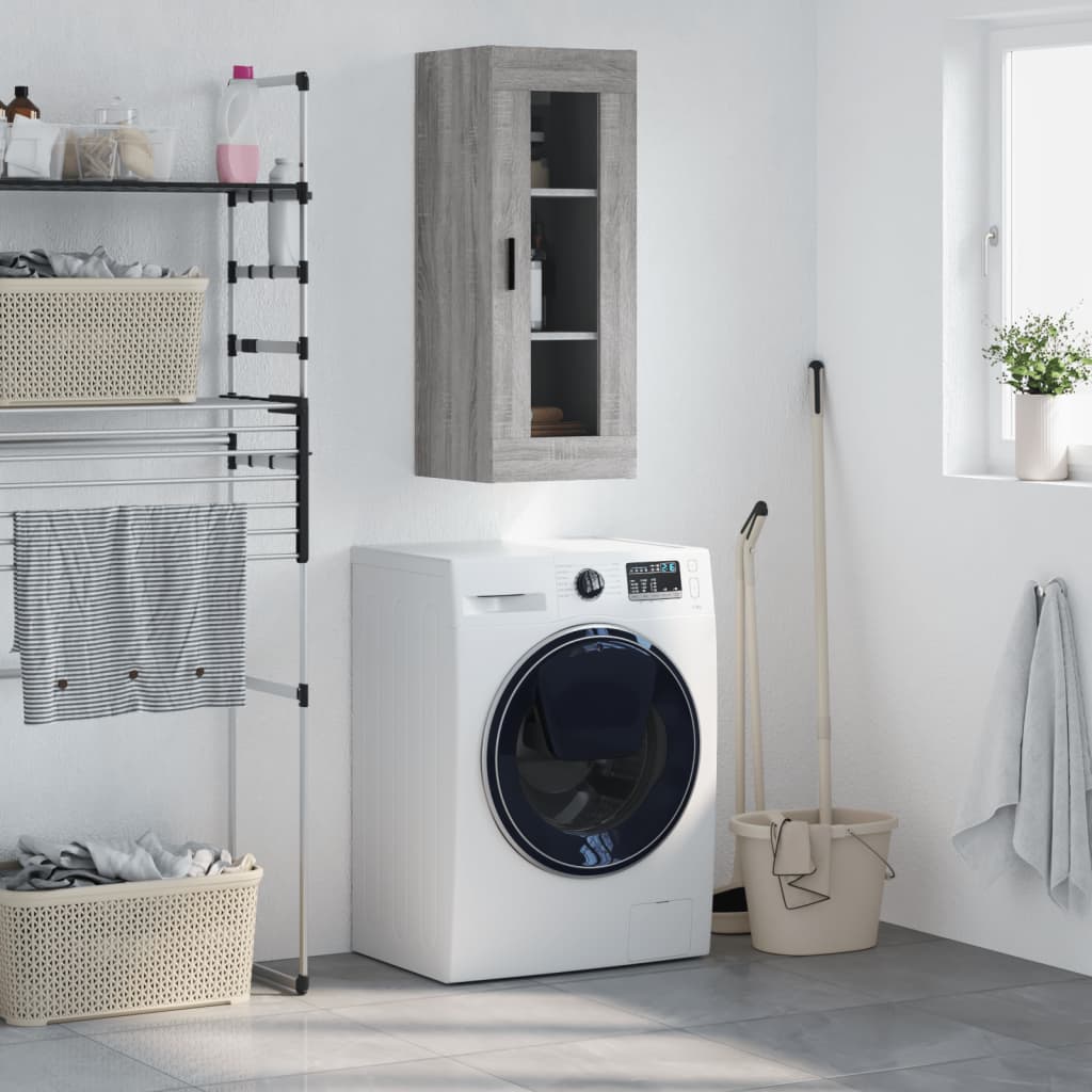 Wall Mounted Cabinet 34.5X34X90 Cm