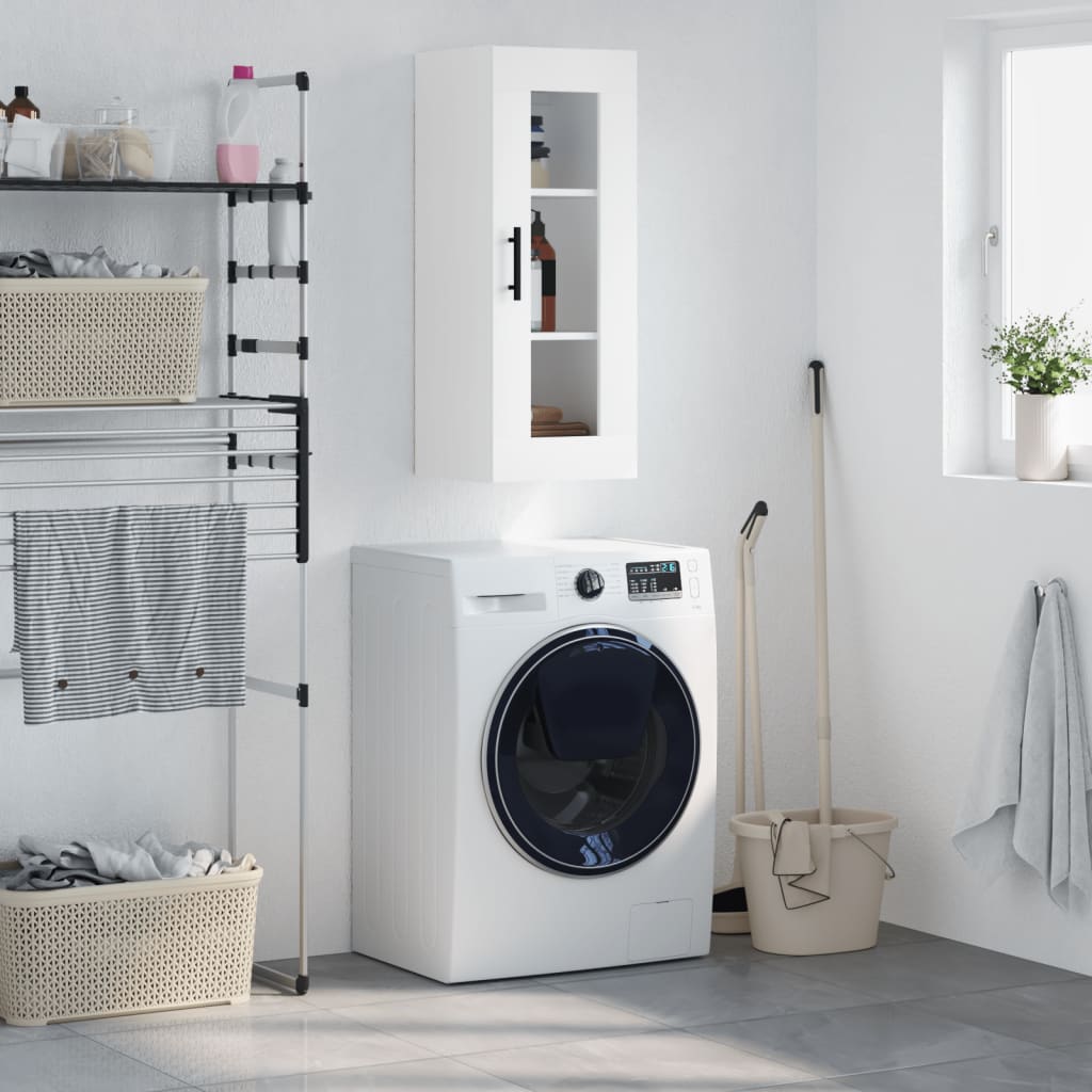 Wall Mounted Cabinet 34.5X34X90 Cm