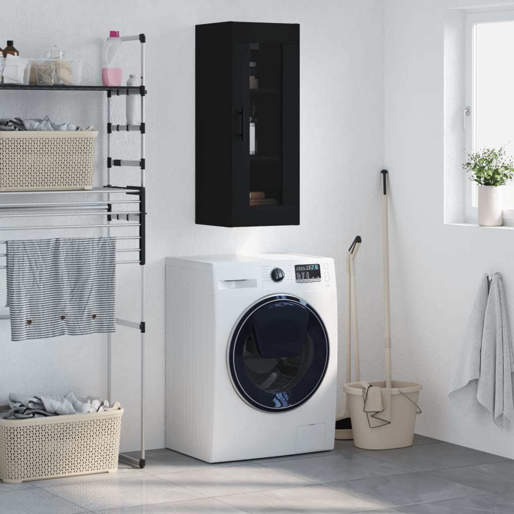 Wall Mounted Cabinet 34.5X34X90 Cm