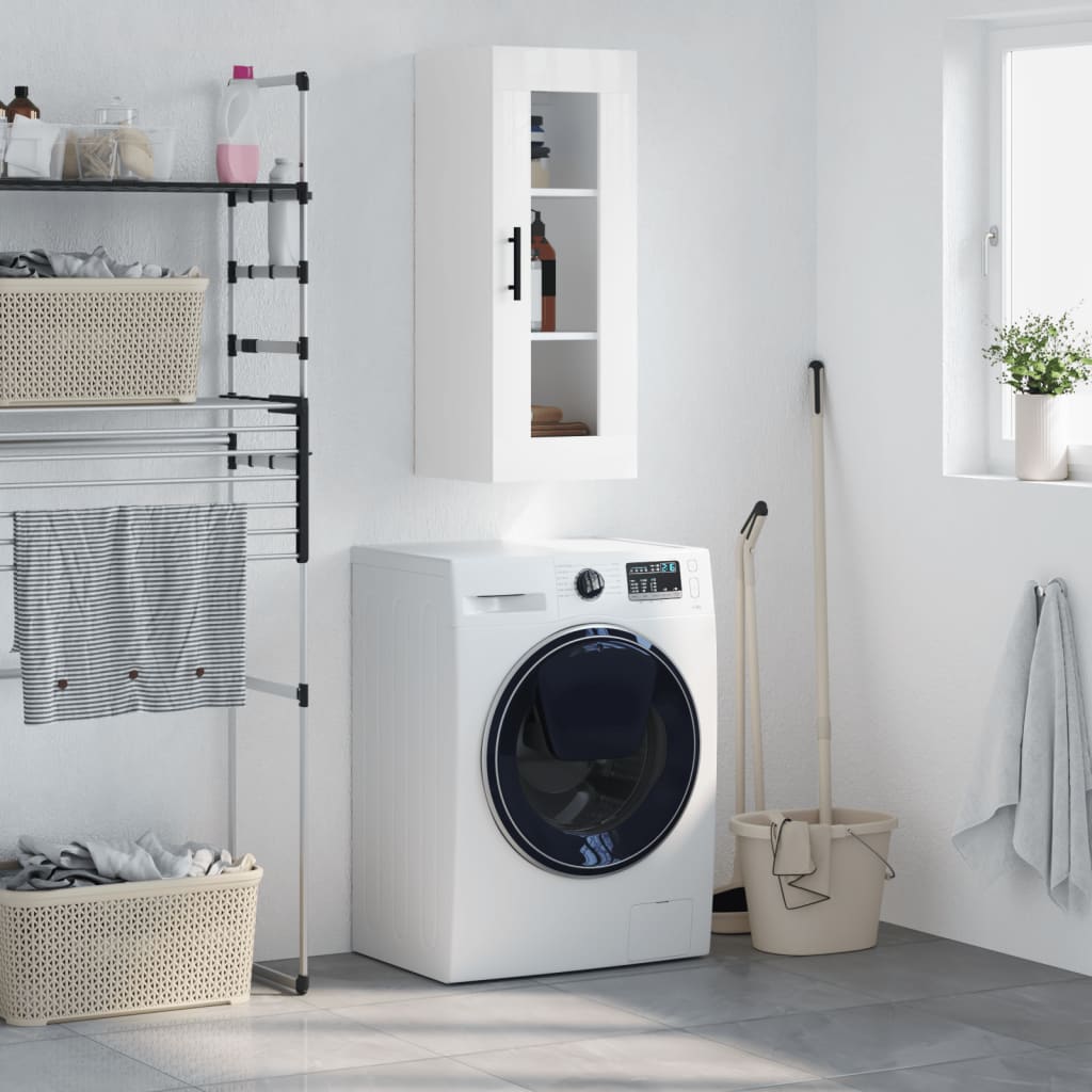 Wall Mounted Cabinet 34.5X34X90 Cm