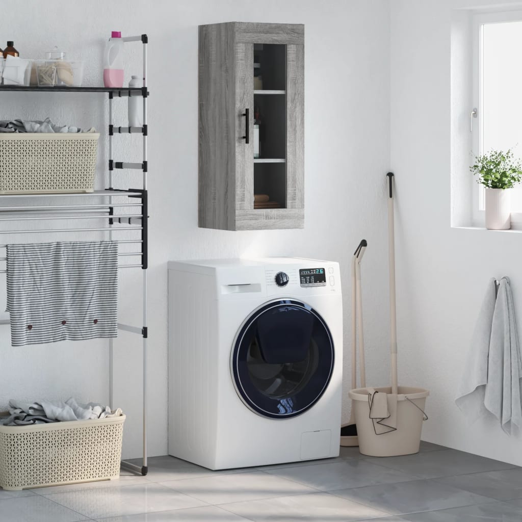 Wall Mounted Cabinet 34.5X34X90 Cm