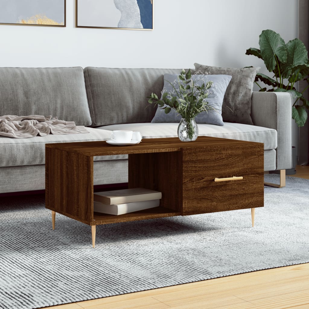 Coffee Table 90X50X40 Cm Engineered Wood