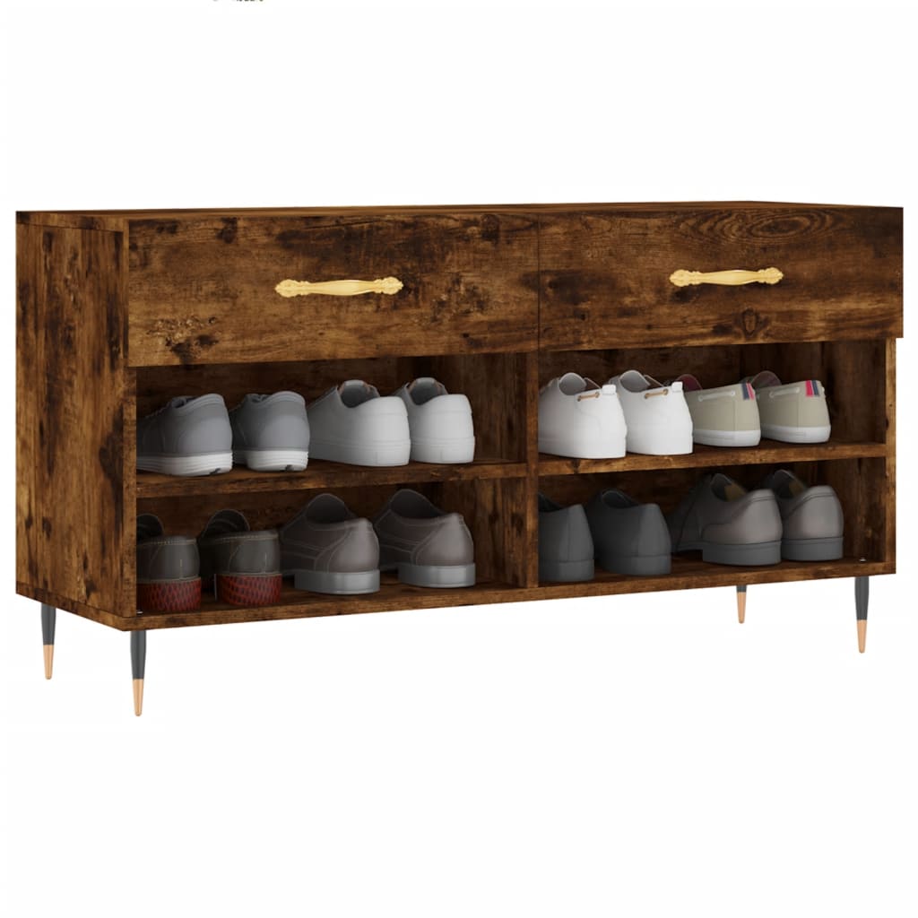 Shoe Bench 102X35X55 Cm Engineered Wood