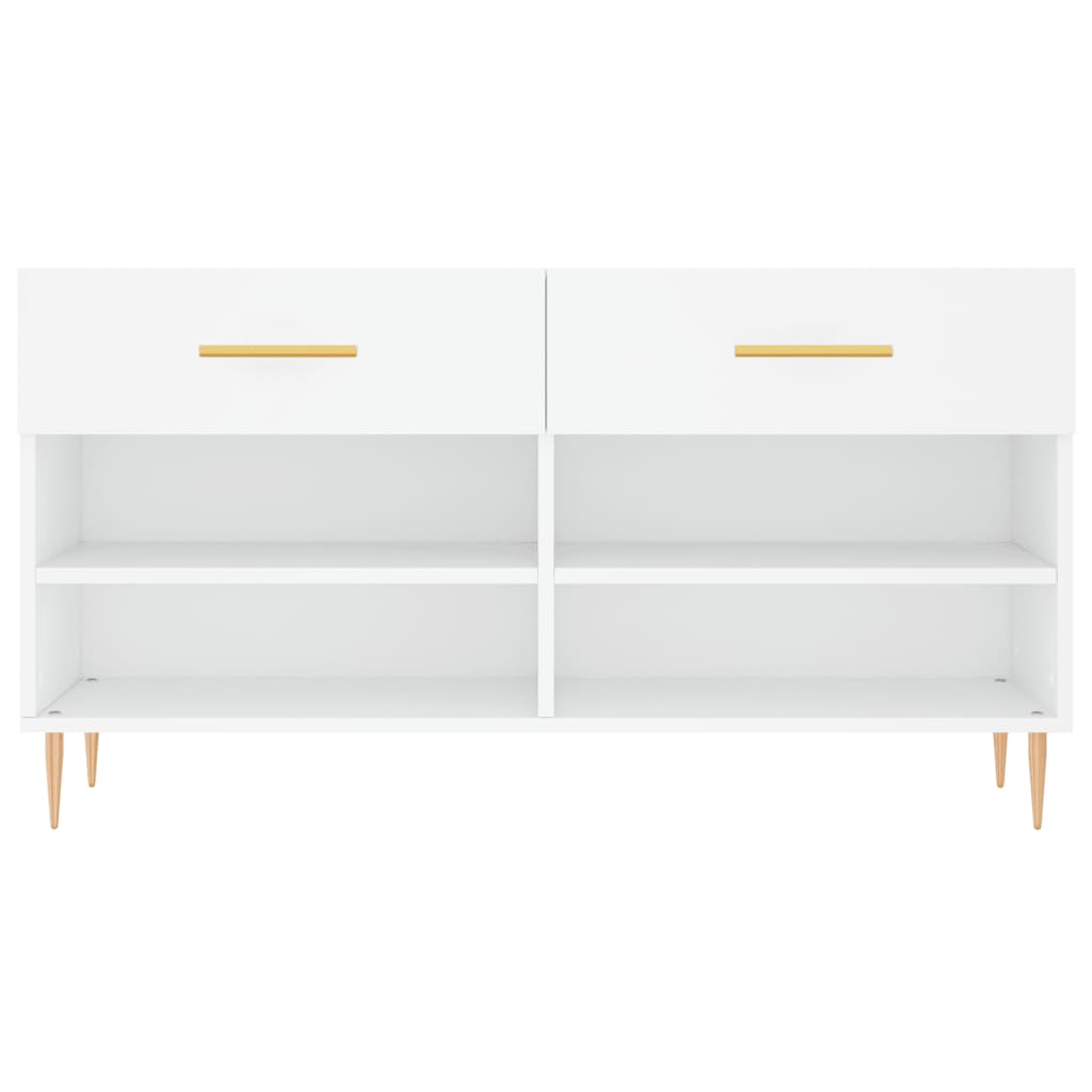 Shoe Bench 102X35X55 Cm Engineered Wood