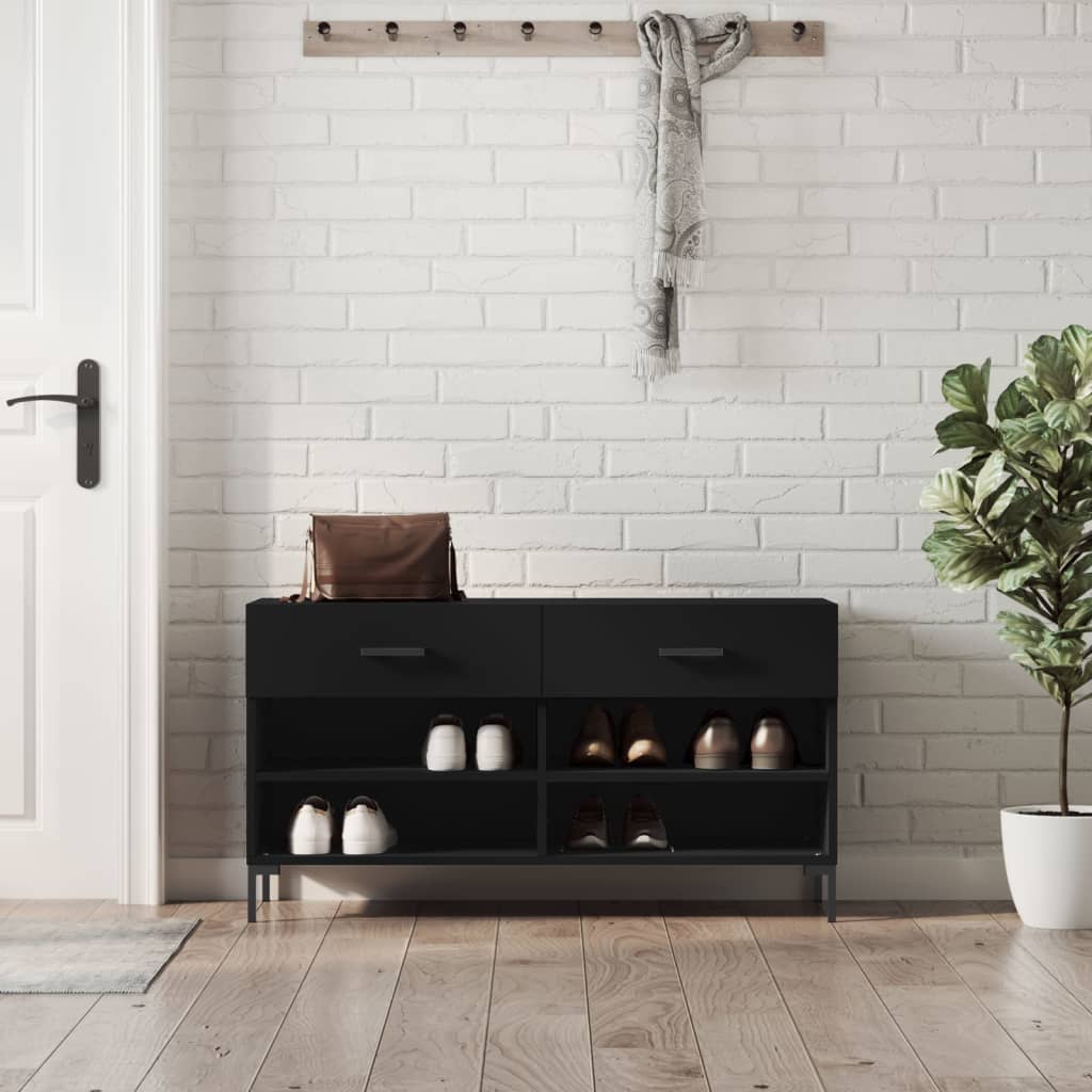 Shoe Bench 102X35X55 Cm Engineered Wood