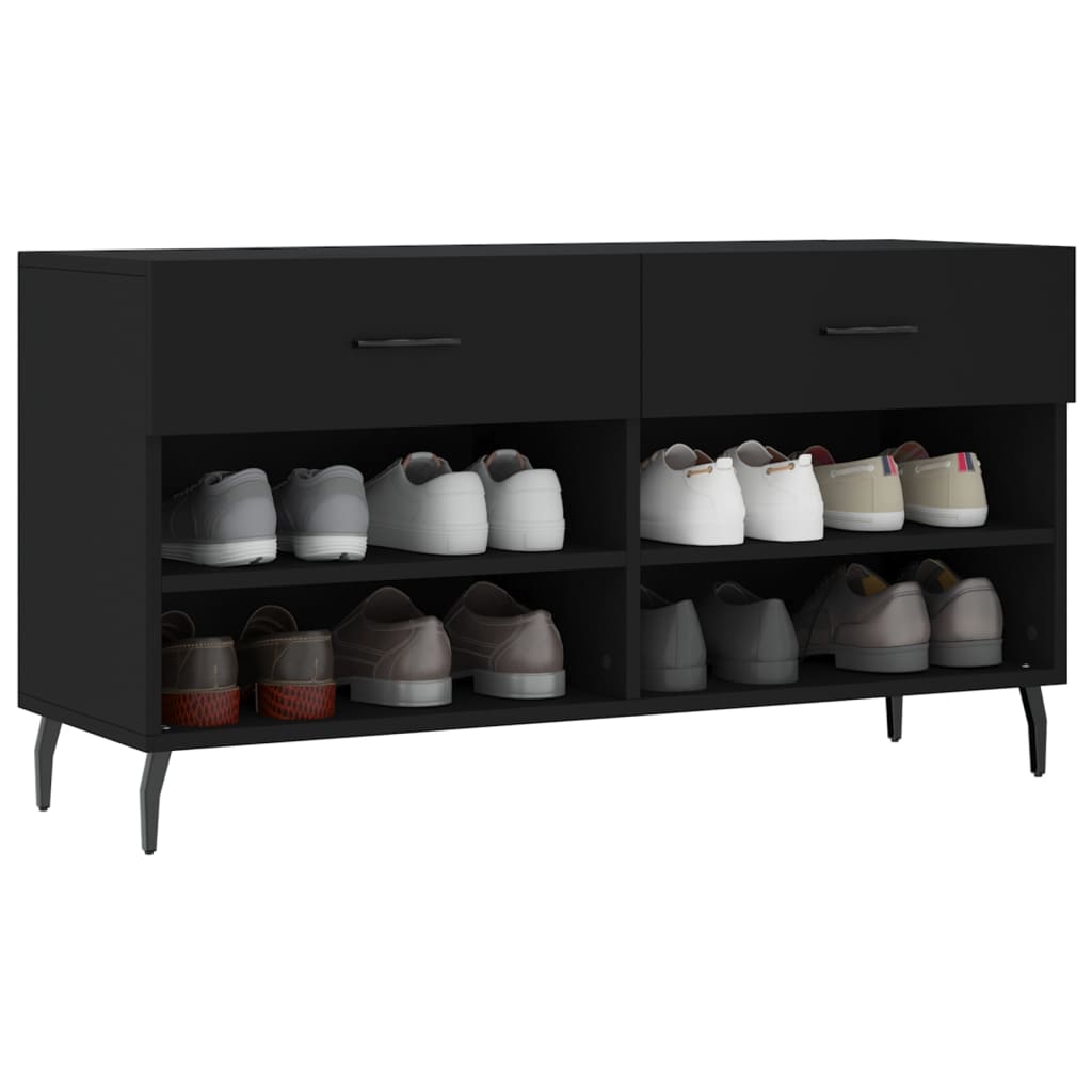 Shoe Bench 102X35X55 Cm Engineered Wood