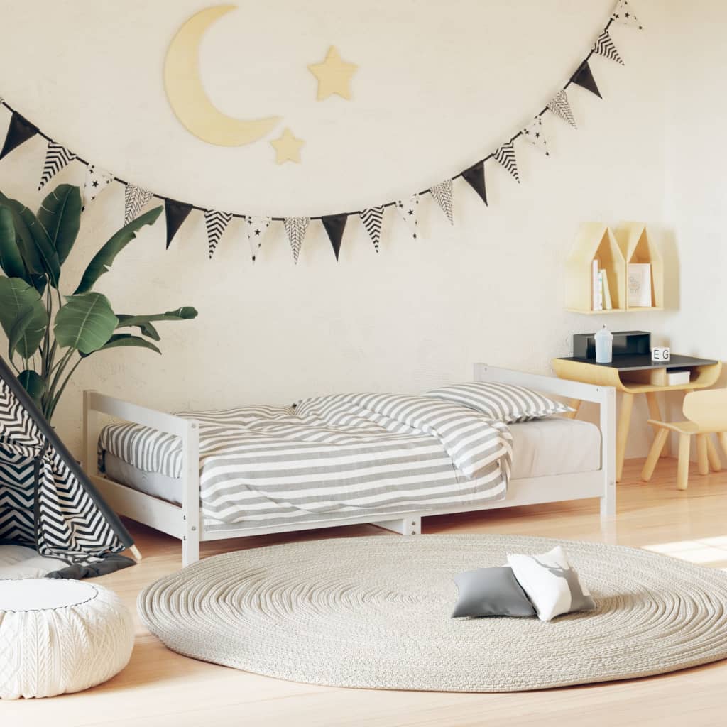 Kids Bed Frame Solid Wood Pine