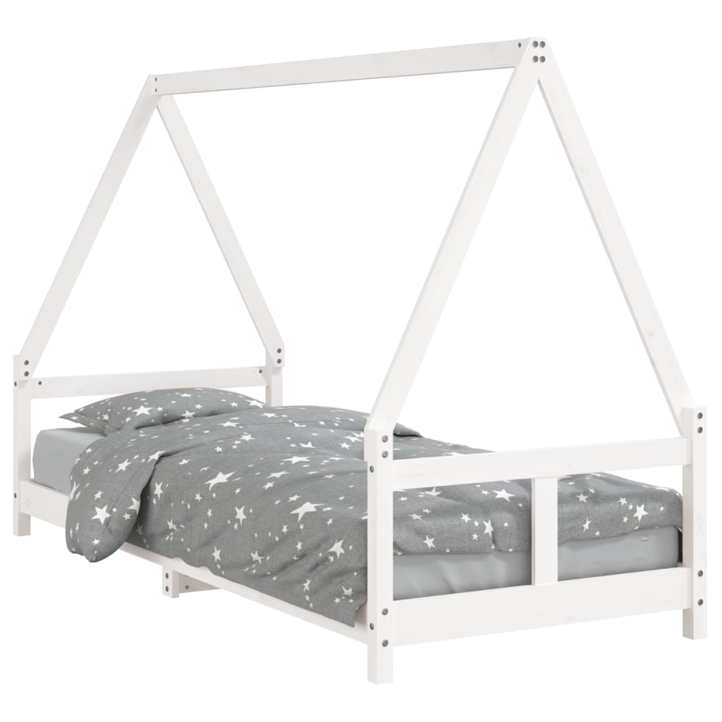 Kids Bed Frame Solid Wood Pine