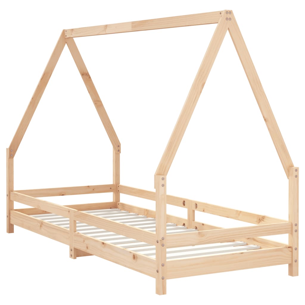 Kids Bed Frame Solid Wood Pine